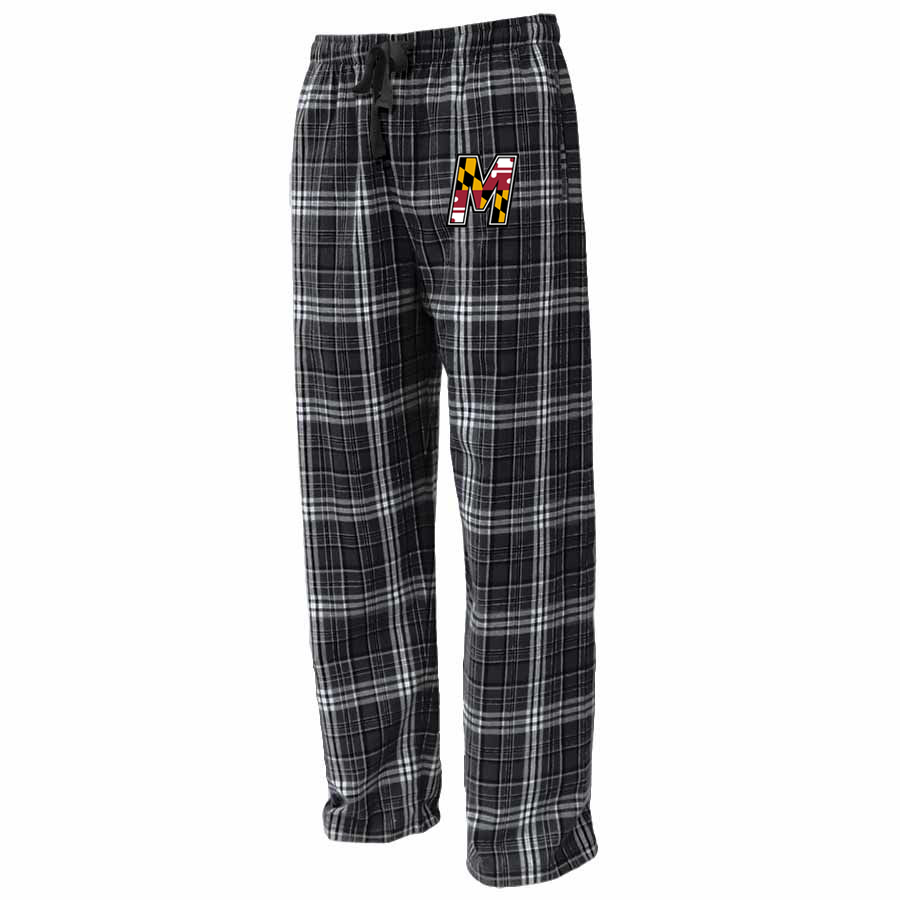 M Hockey Flannel Pajama Pants