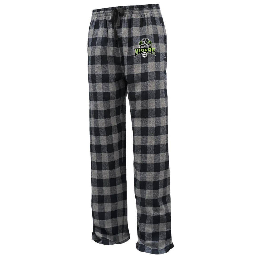 Vipers Baseball Flannel Pajama Pants