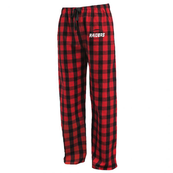 Pat Med Raiders Football Flannel Pajama Pants