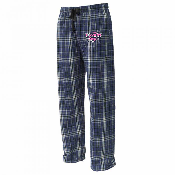 LaxOut Cancer Flannel Pajama Pants