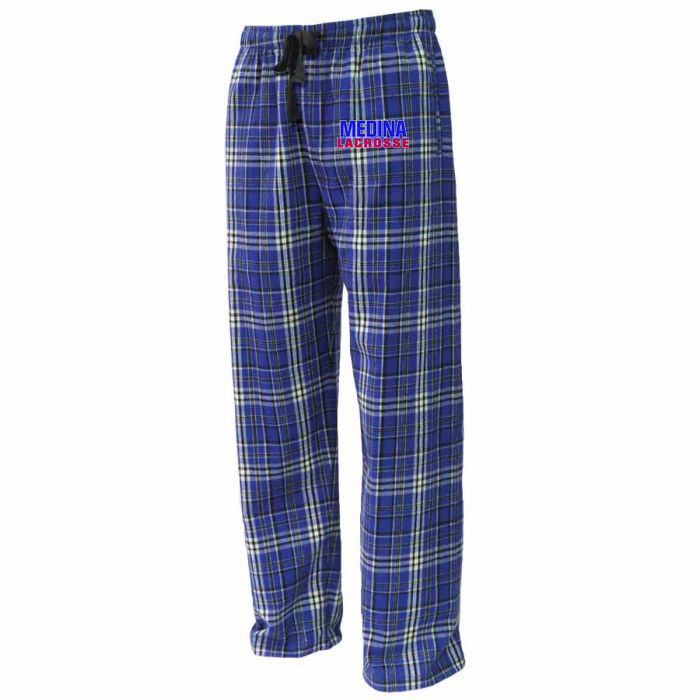 Medina Mustangs Lacrosse Flannel Pajama Pants