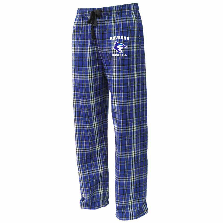 Ravenna Baseball Flannel Pajama Pants