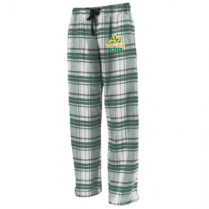 Three Village Cheerleading Flannel Pajama Pants