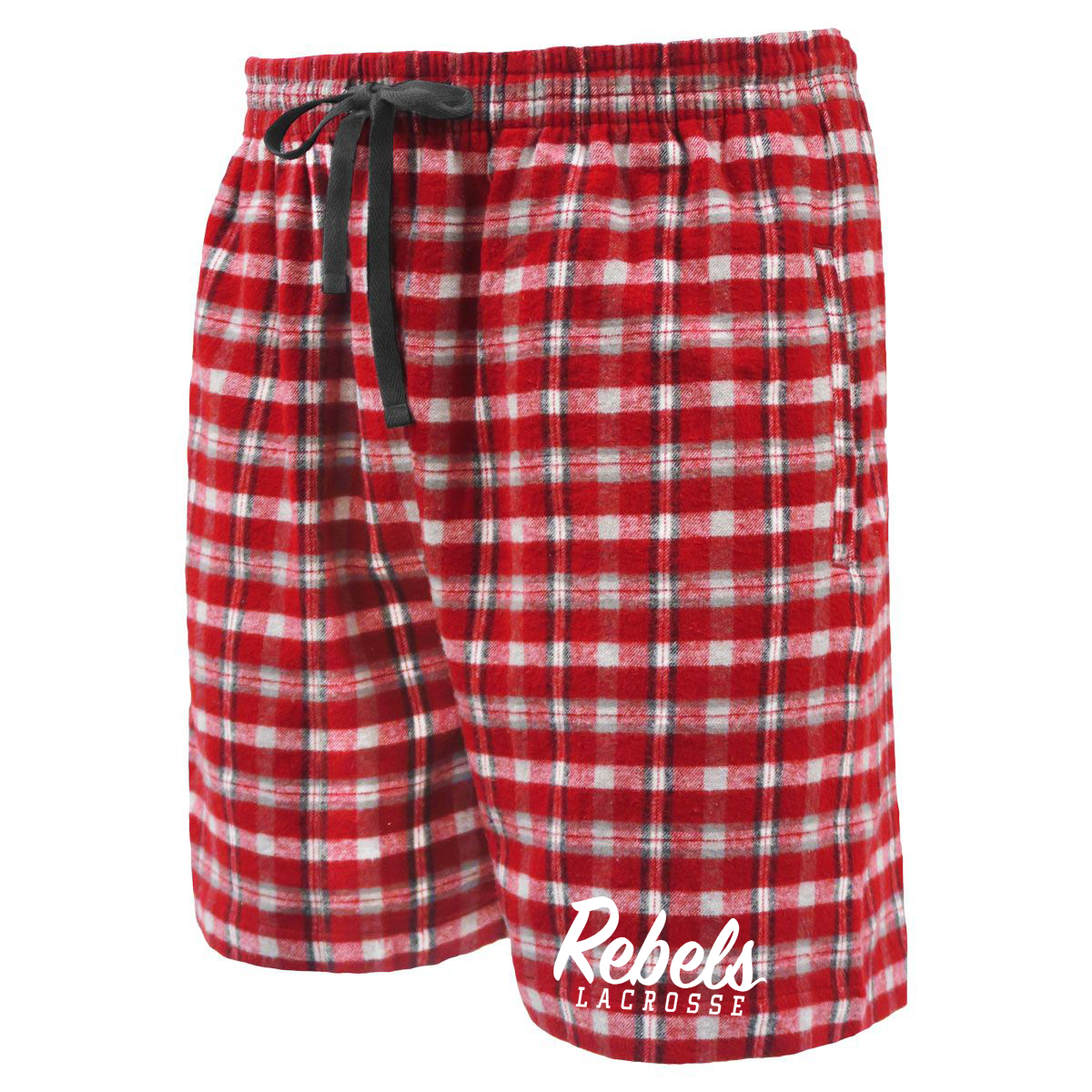 Rebels Lacrosse Flannel Shorts