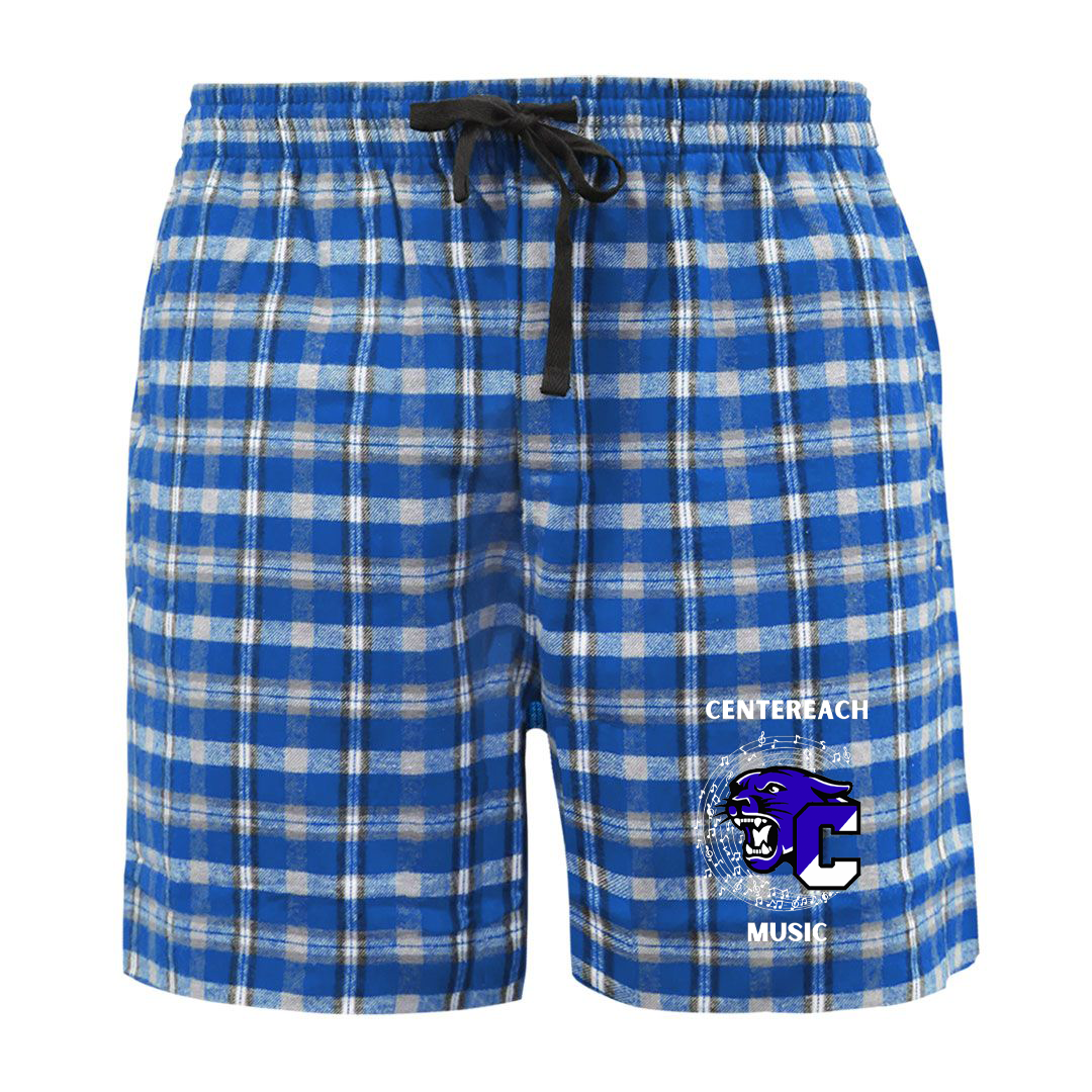 Centereach Music Flannel Shorts