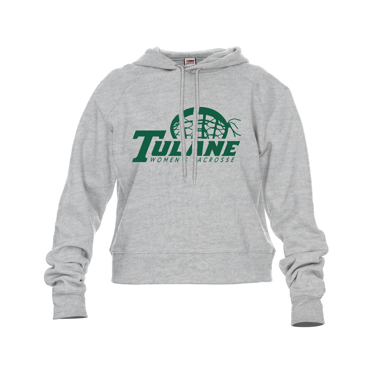 Tulane Women's Lacrosse Women's Crop Hoodie