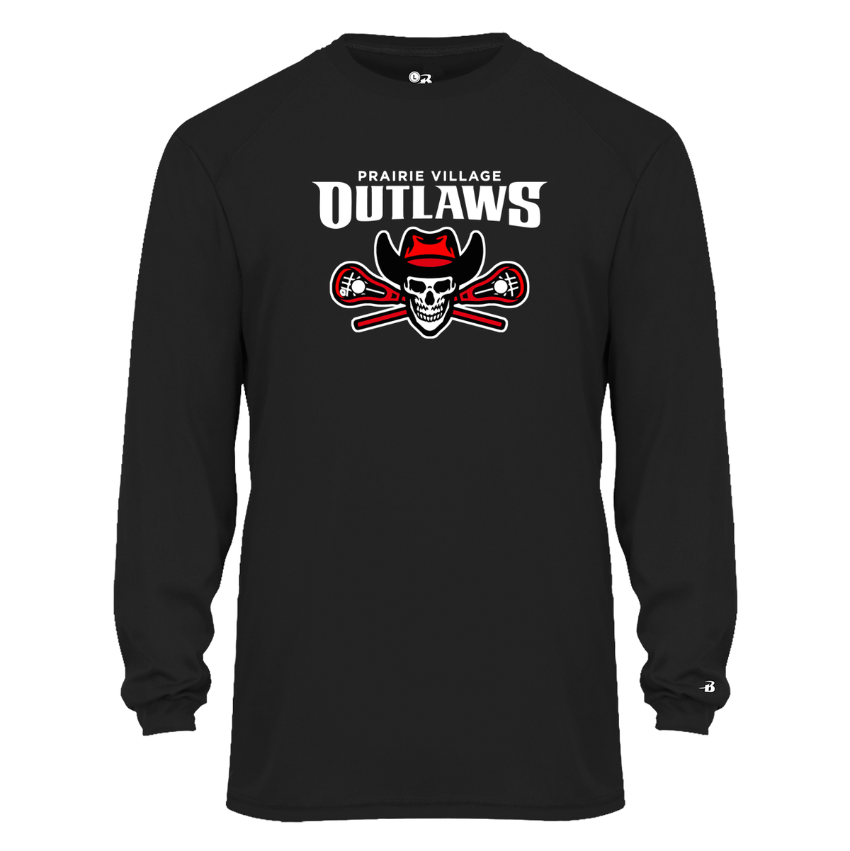 Prairie Village Outlaws Lacrosse B-Core Long Sleeve