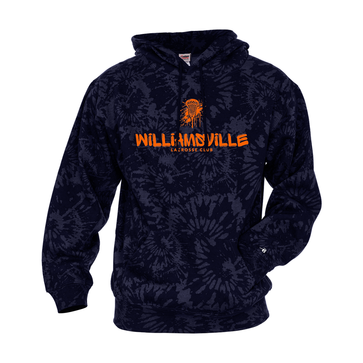 Williamsville Lacrosse Club Tie-Dye Hoodie