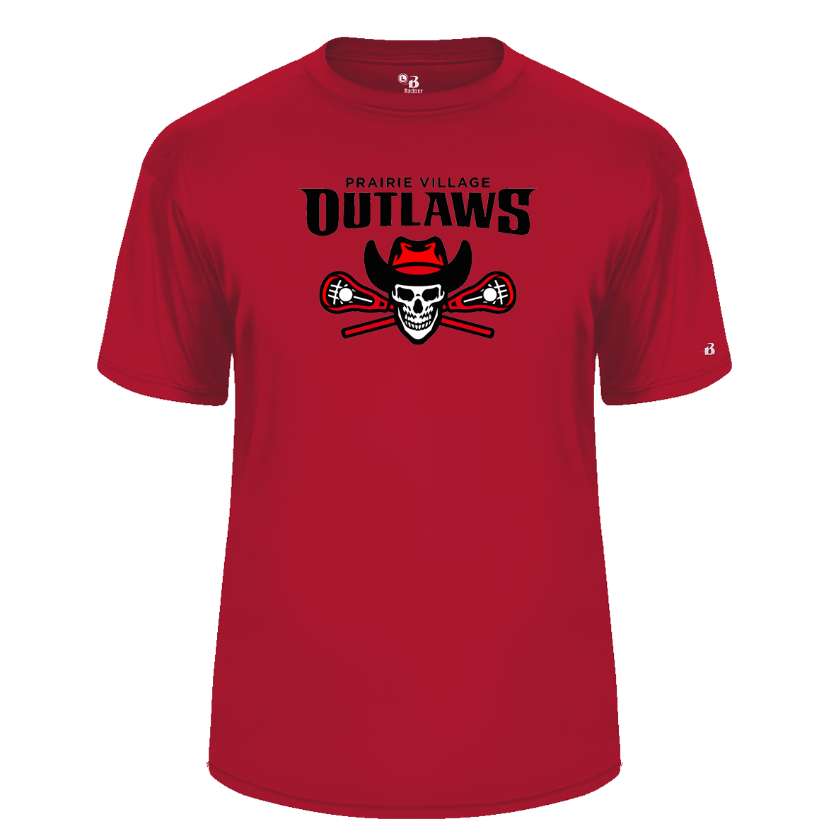 Prairie Village Outlaws Lacrosse B-Core Tee