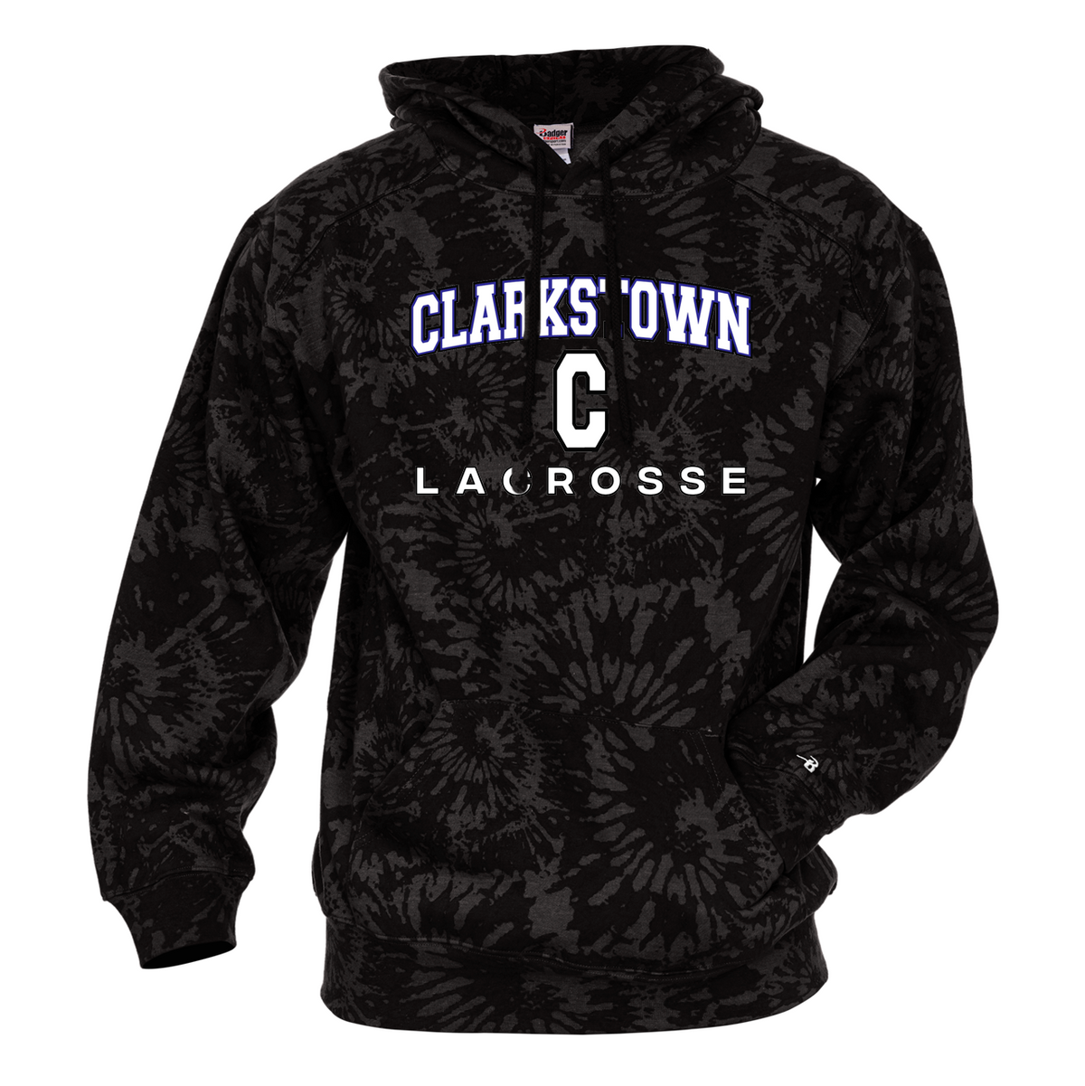 Clarkstown Lacrosse Tie-Dye Hoodie