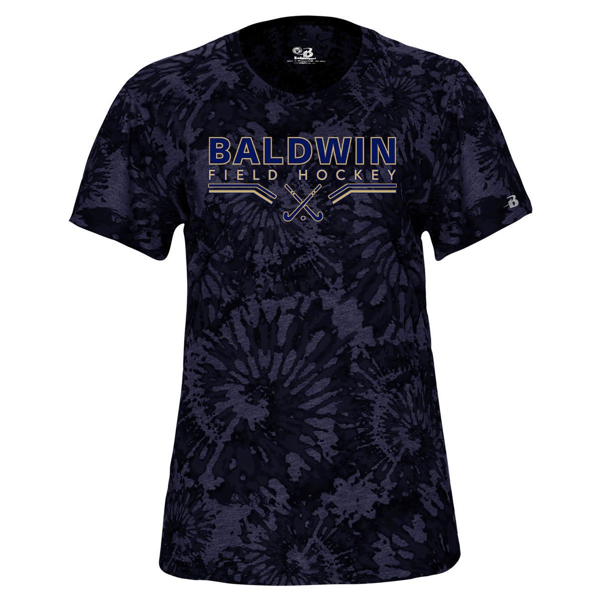 Baldwin Field Hockey Tie-Dye TriBlend Women's Tee