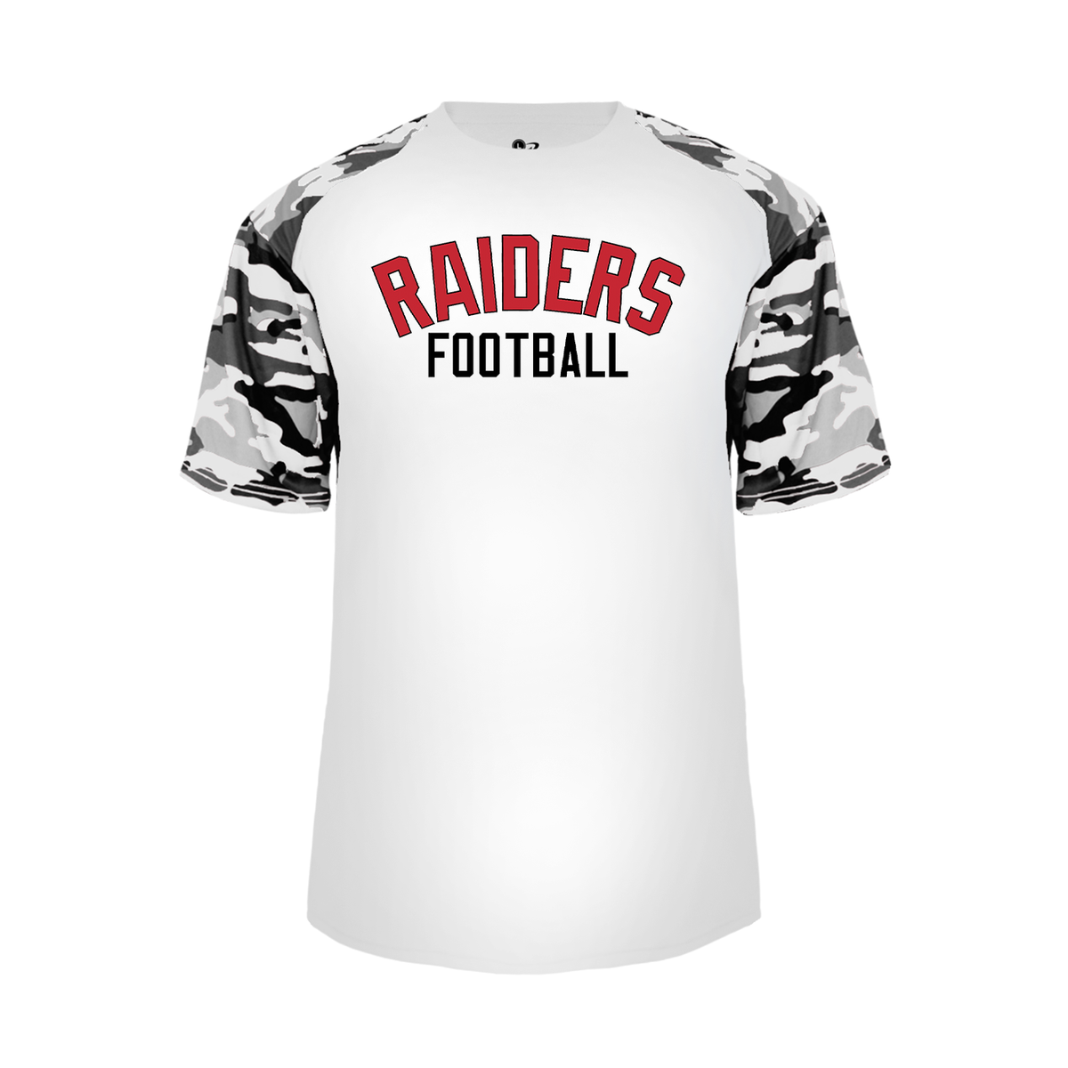 Raiders Youth Football & Cheer Camo Sport Tee