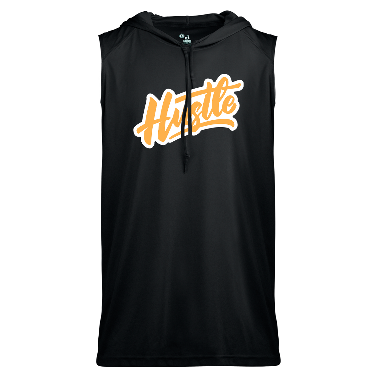 Hustle Basketball Sleeveless Hood Tee