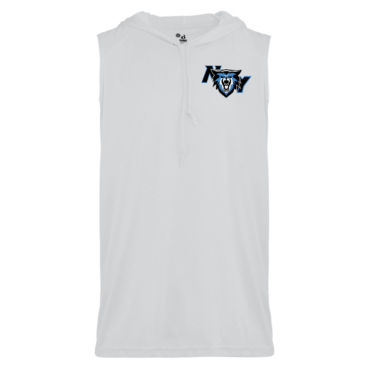 NY Wolves Football Sleeveless Hood Tee