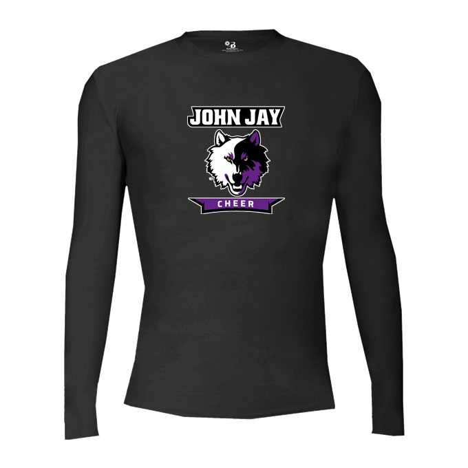 John Jay Youth Cheer Pro-Compression Long Sleeve Shirt
