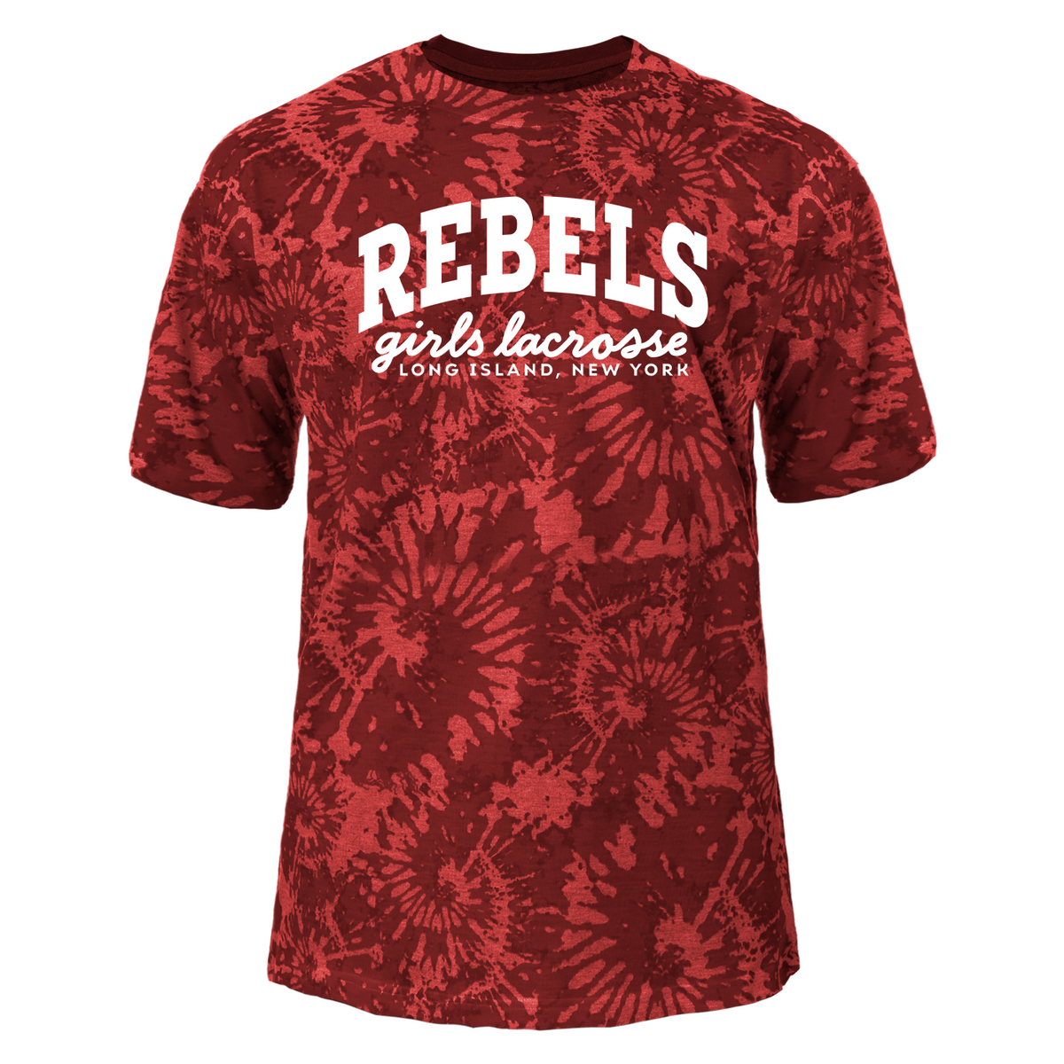 Rebels LC Girls Lacrosse Tie Dye Blend Tee