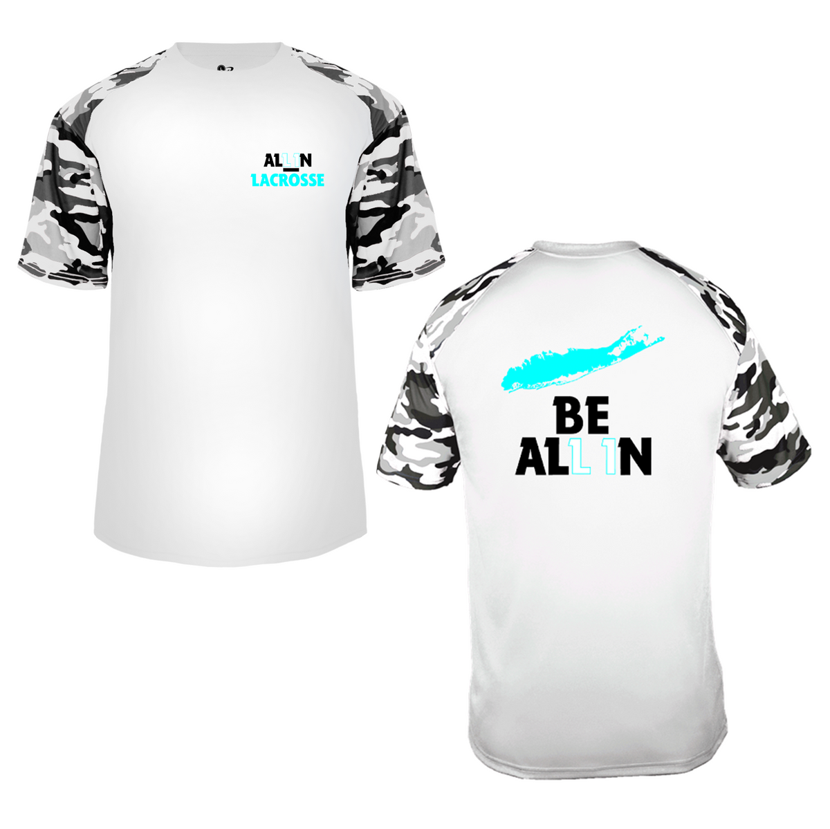 All In Lacrosse Camo Sport Tee