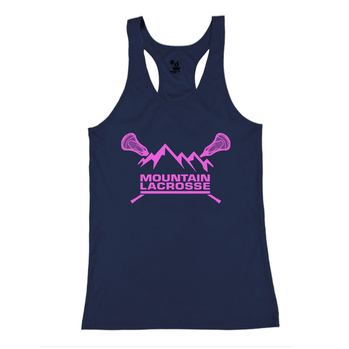 Mountain Lacrosse League B-Core Ladies Racerback Tank