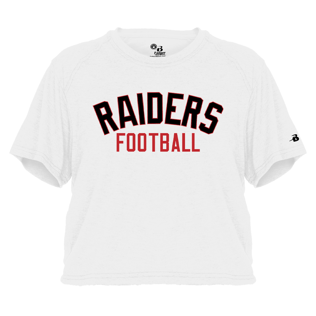 Raiders Youth Football & Cheer Team Store Tri-Blend Crop Tee