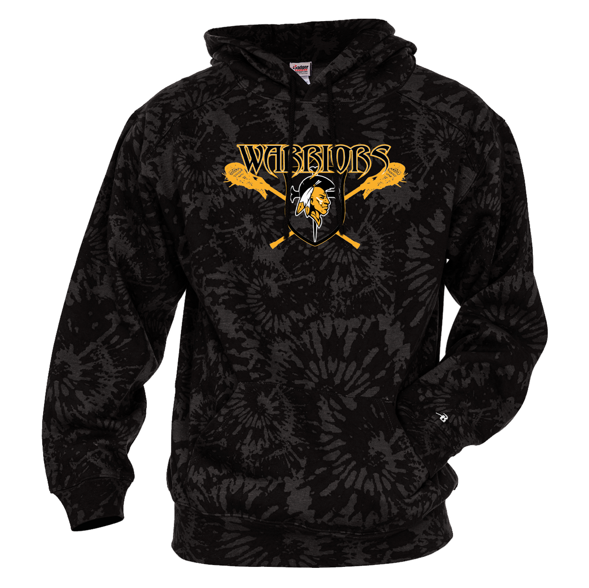 Upper Township Warriors Lacrosse Tie-Dye Hoodie