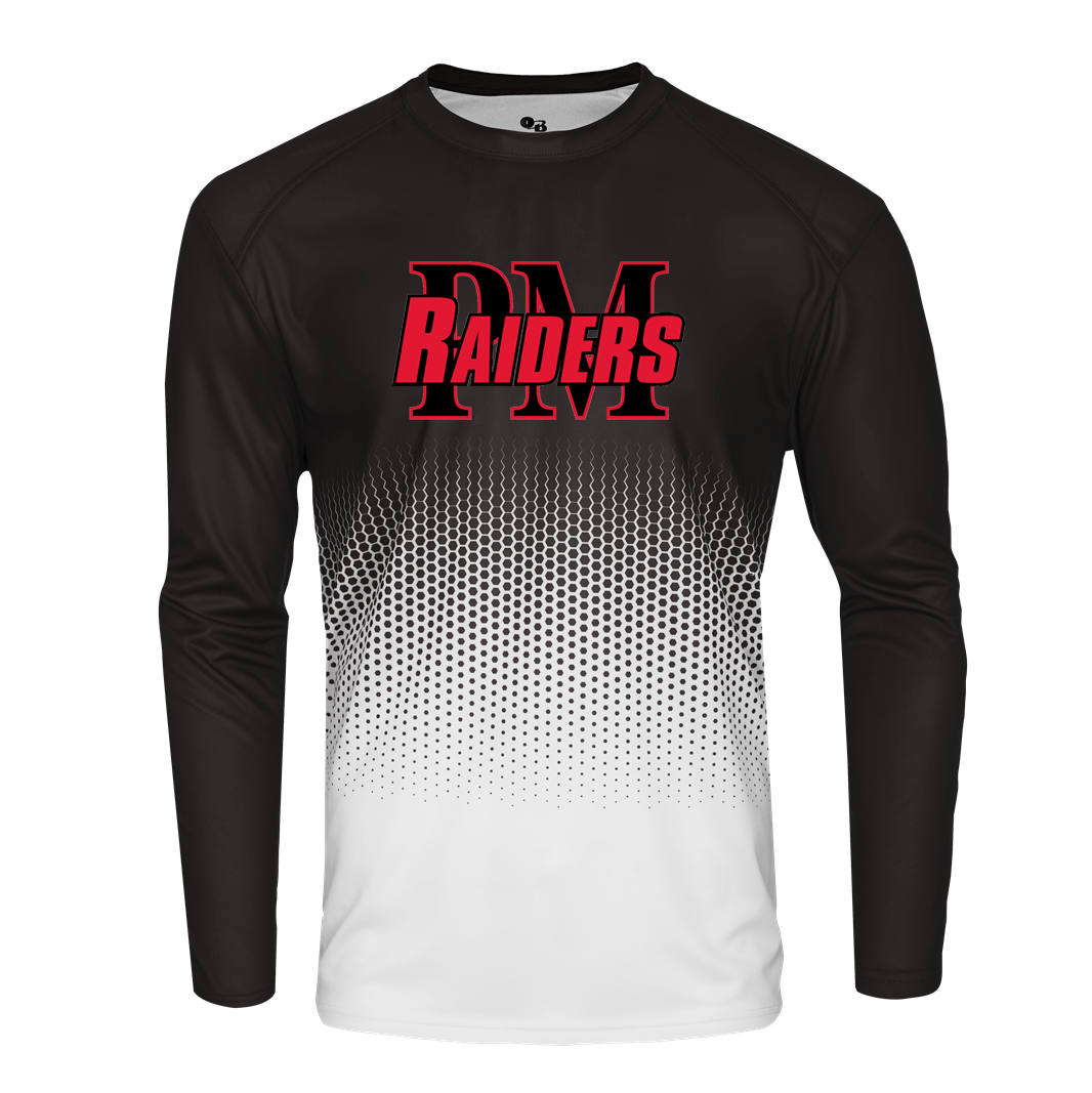 Raiders Youth Football Hex 2.0 Long Sleeve