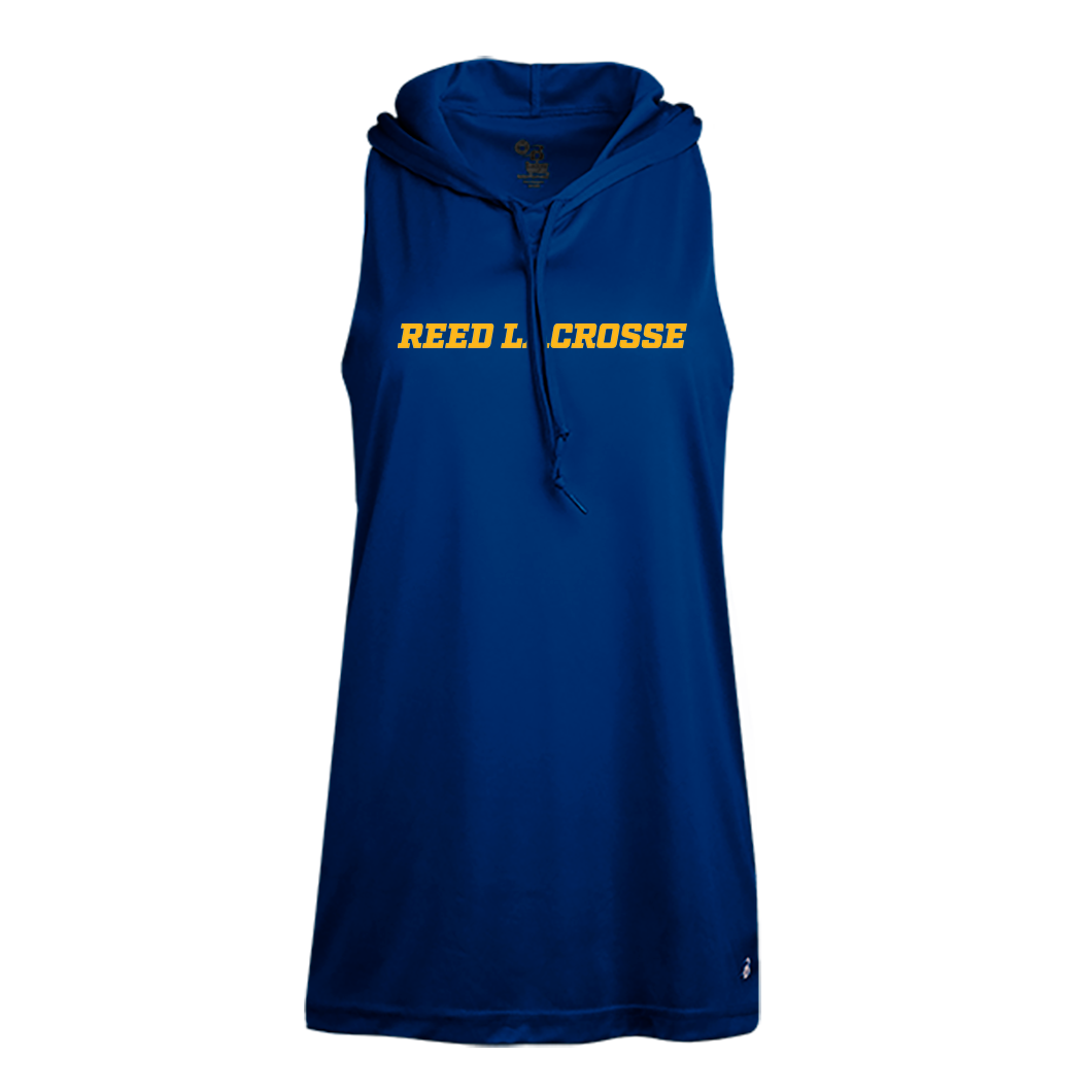 Reed HS Lacrosse Women's Racerback Hooded Tank