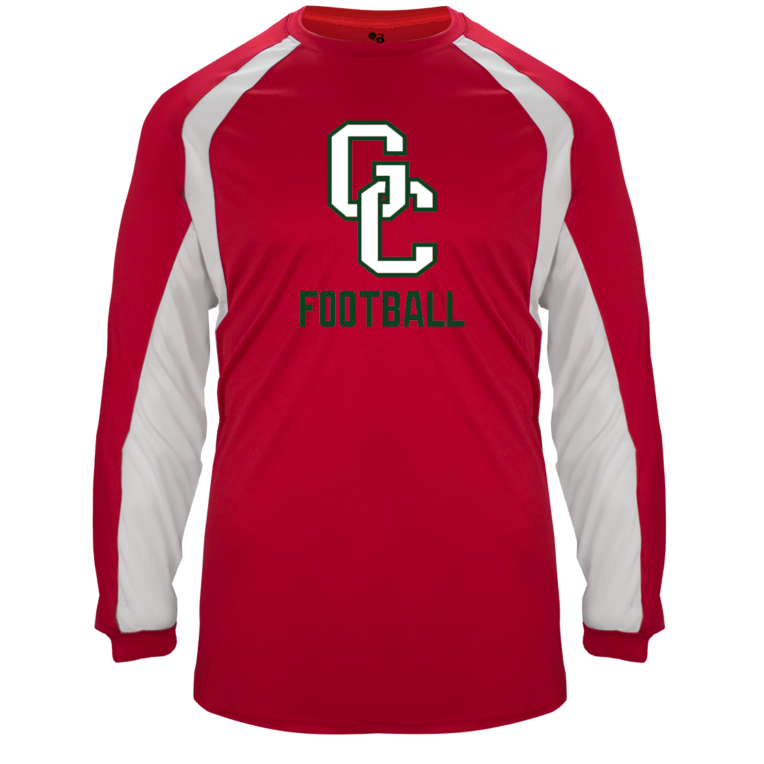 Glen Cove Football Hook Long Sleeve Tee (Available in Youth)