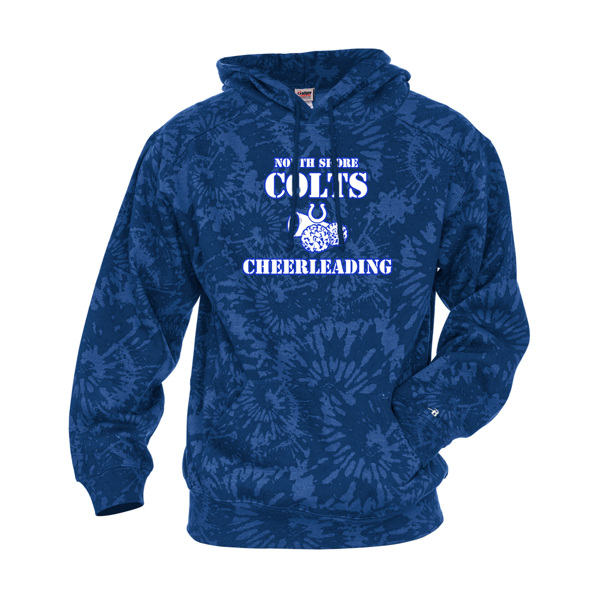 North Shore Colts Football & Cheer Tie-Dye Hoodie