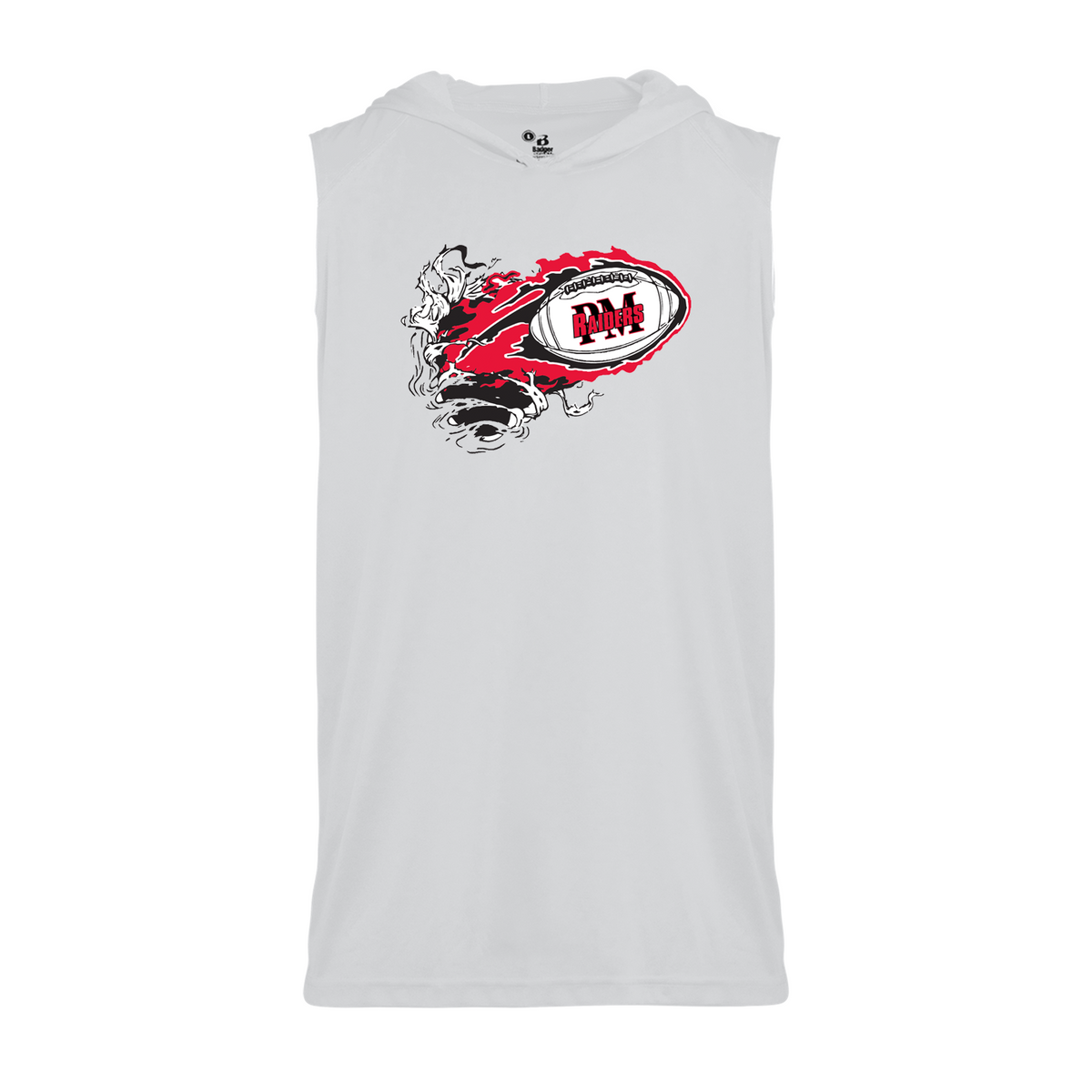 Raiders Youth Football Sleeveless Hood Tee