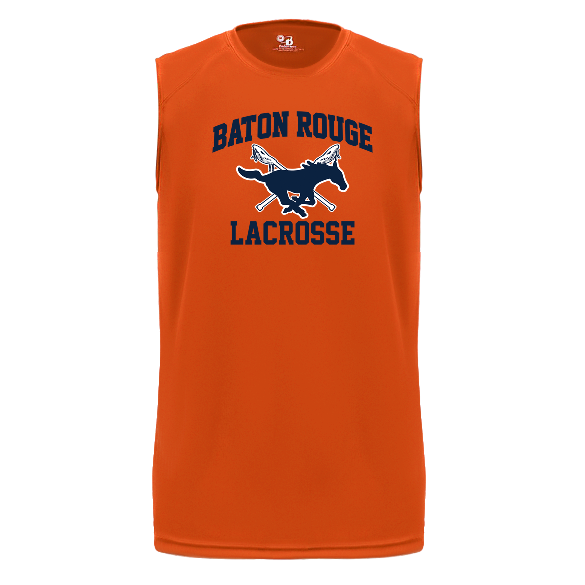 Baton Rouge Mustangs Lacrosse B-Core Sleeveless Performance Tank