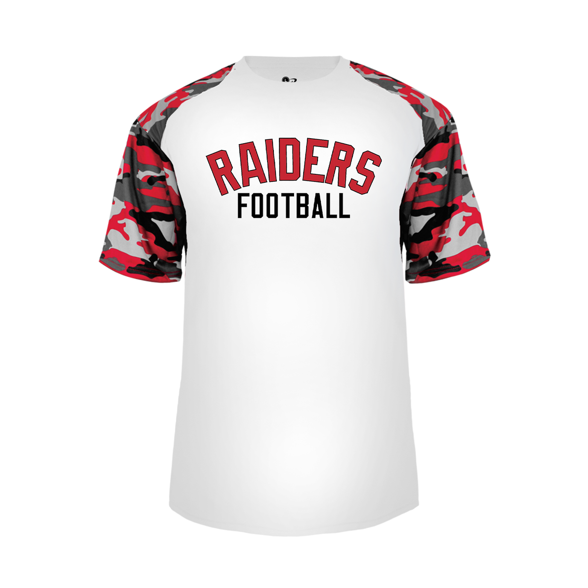 Raiders Youth Football & Cheer Camo Sport Tee