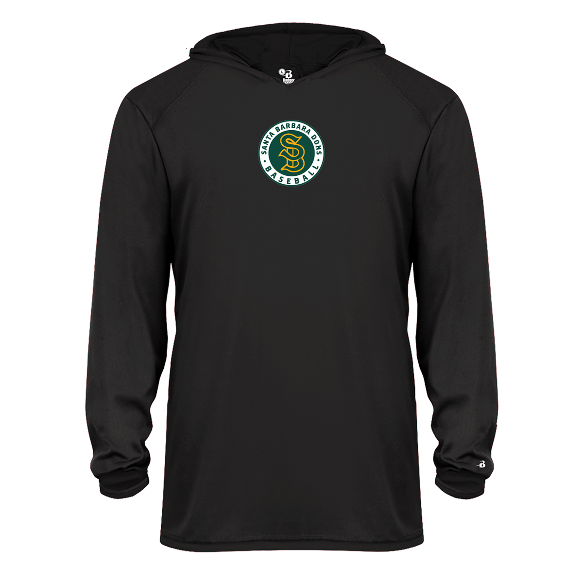 Santa Barbara HS Baseball B-Core Long Sleeve Hooded Tee