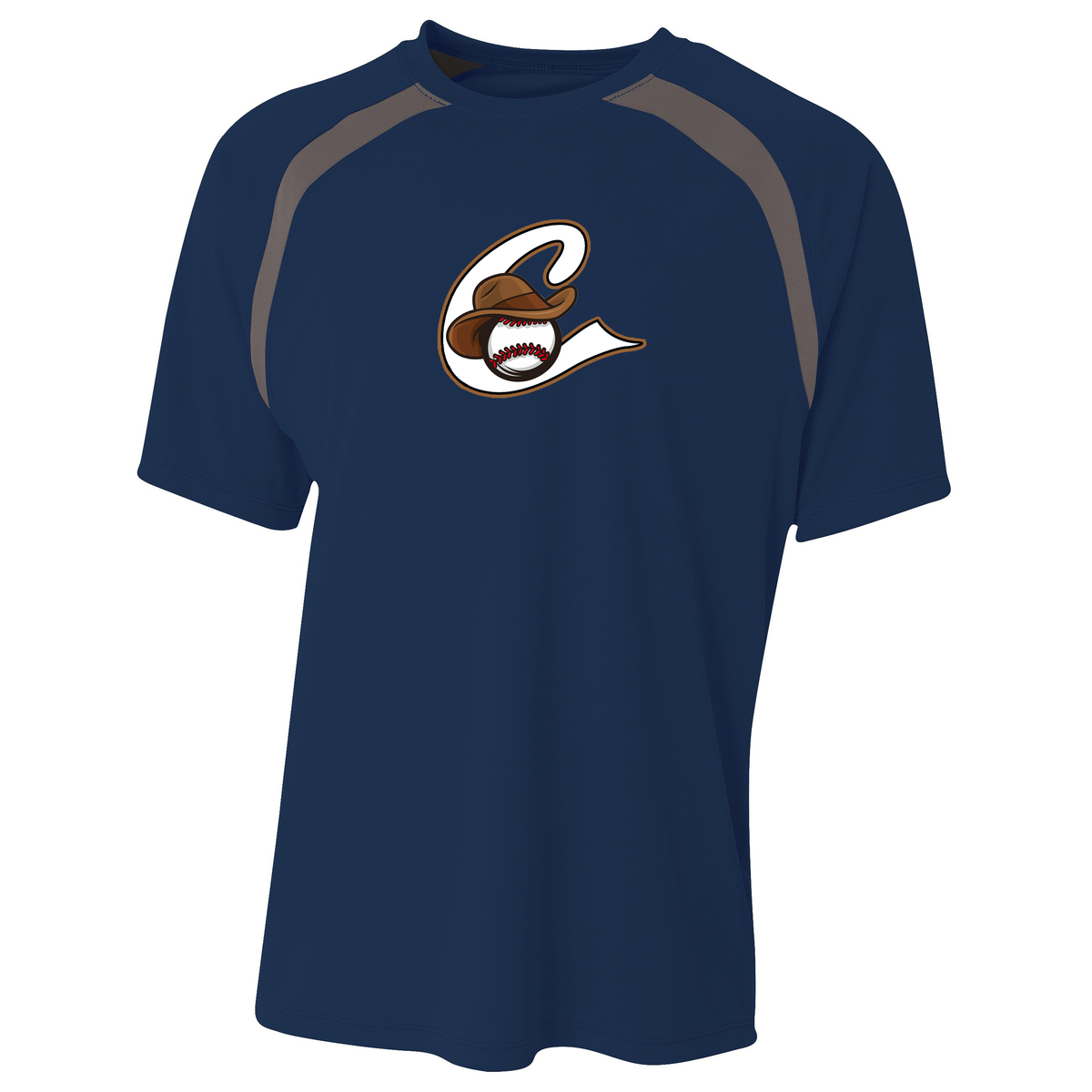 Caballeros Baseball Spartan Color Block Crew