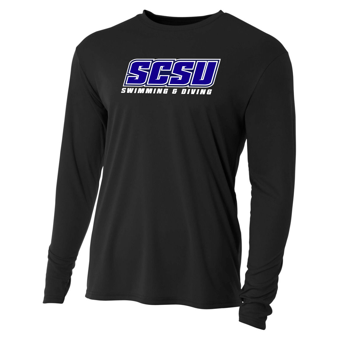 SCSU Swim and Dive Cooling Performance Long Sleeve Crew