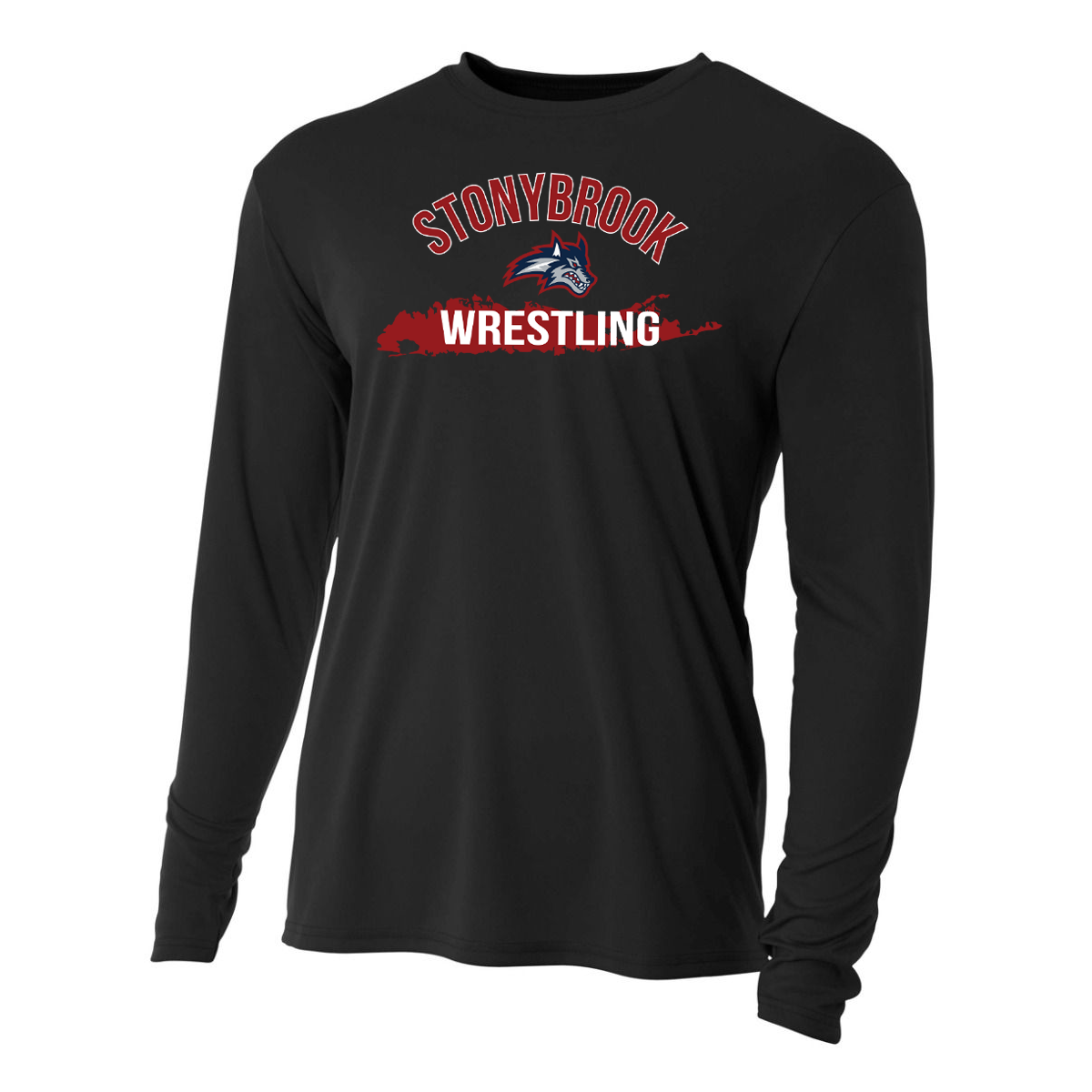 Stony Brook Wrestling Cooling Performance Long Sleeve Crew