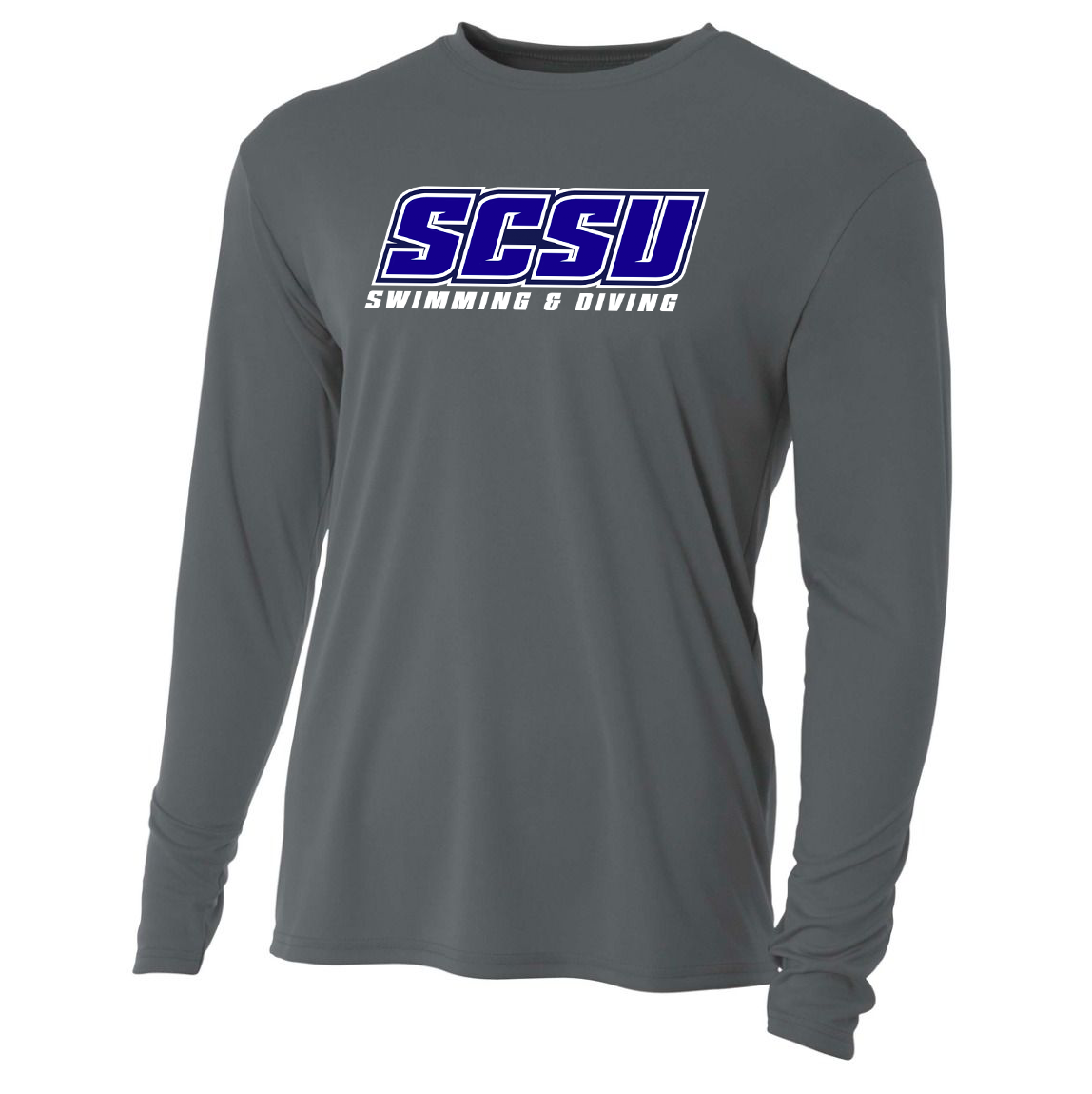 SCSU Swim and Dive Cooling Performance Long Sleeve Crew