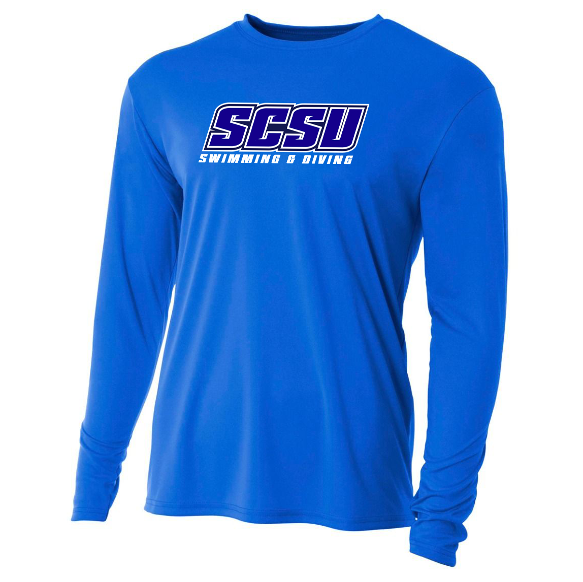 SCSU Swim and Dive Cooling Performance Long Sleeve Crew