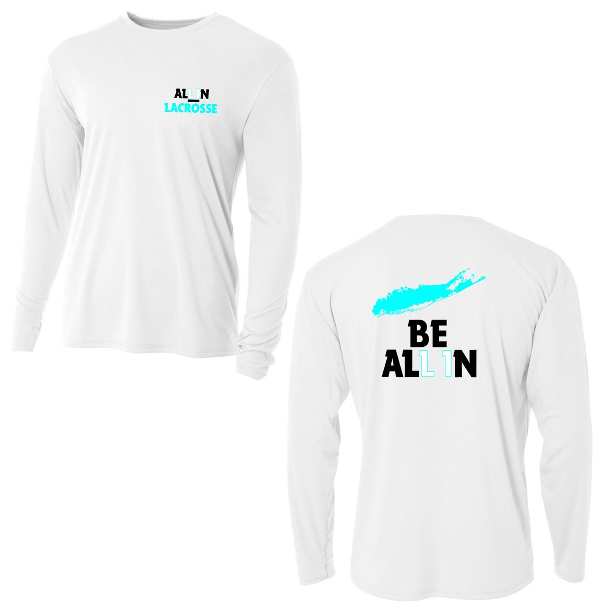 All In Lacrosse Cooling Performance Long Sleeve Crew