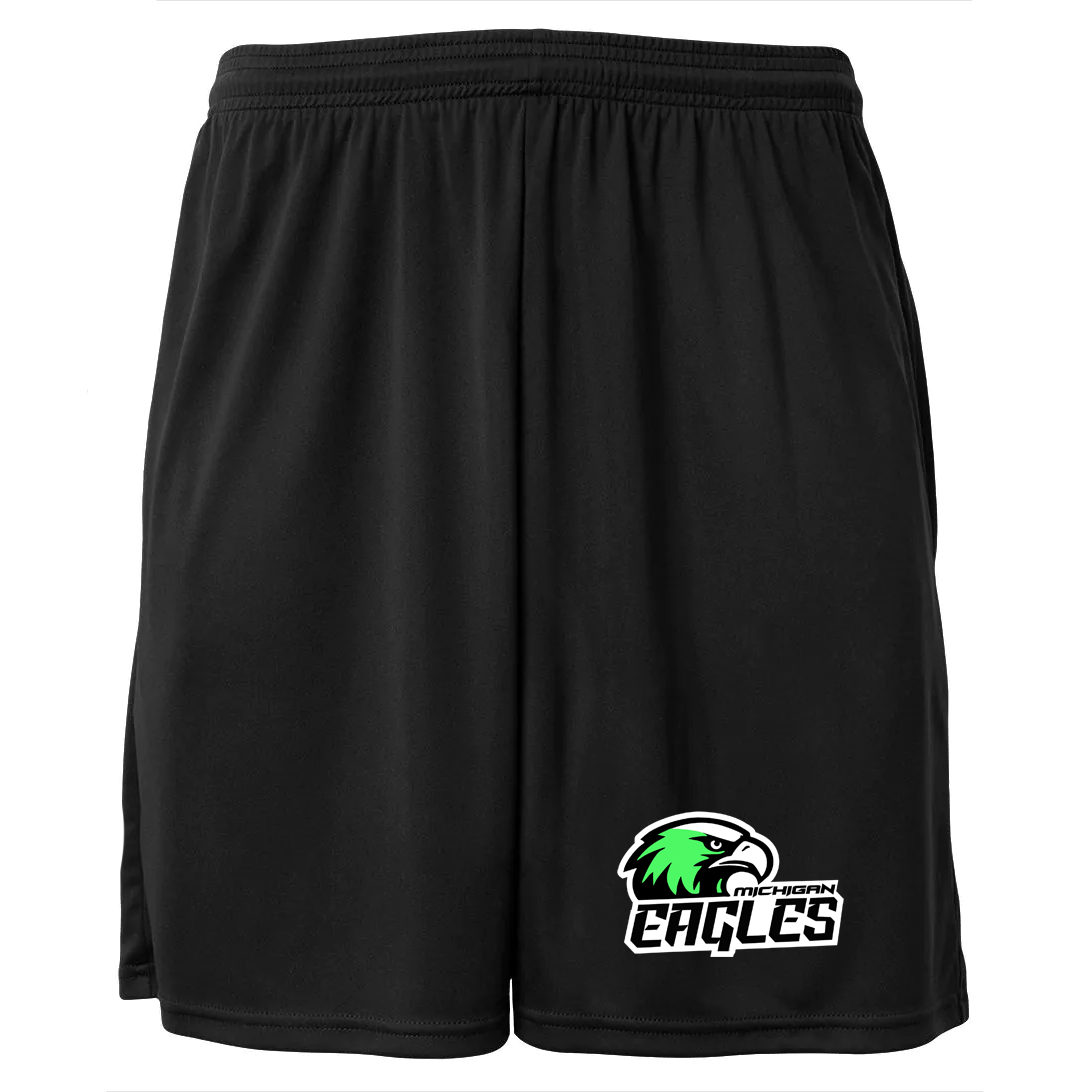 Michigan Eagles Football Cooling 7" Performance Shorts with Pockets