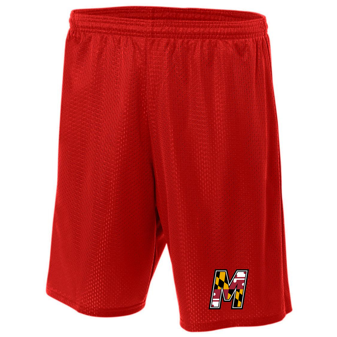 M Hockey 7" Lined Tricot Mesh Shorts