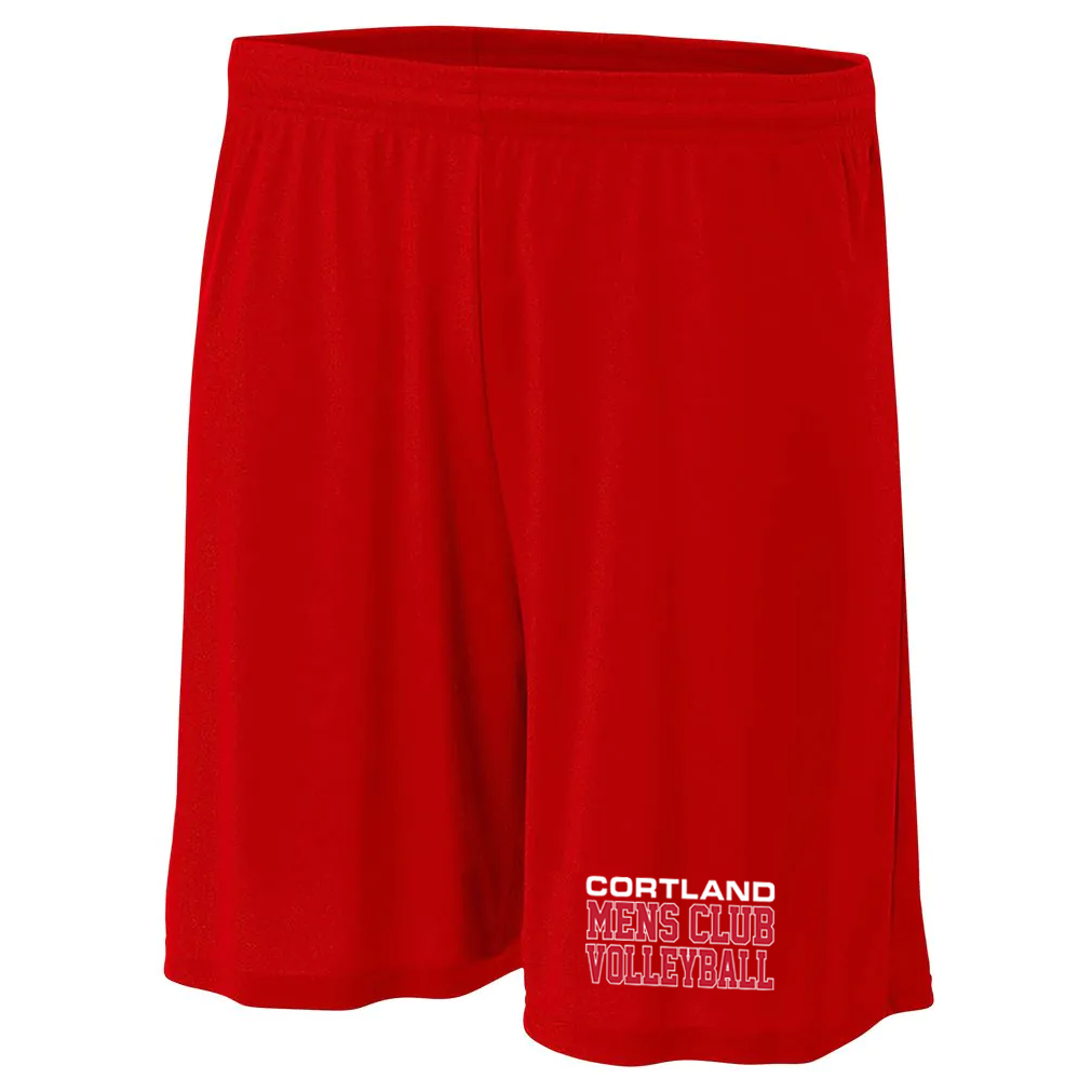 Cortland Mens Volleyball Cooling 5" Performance Shorts