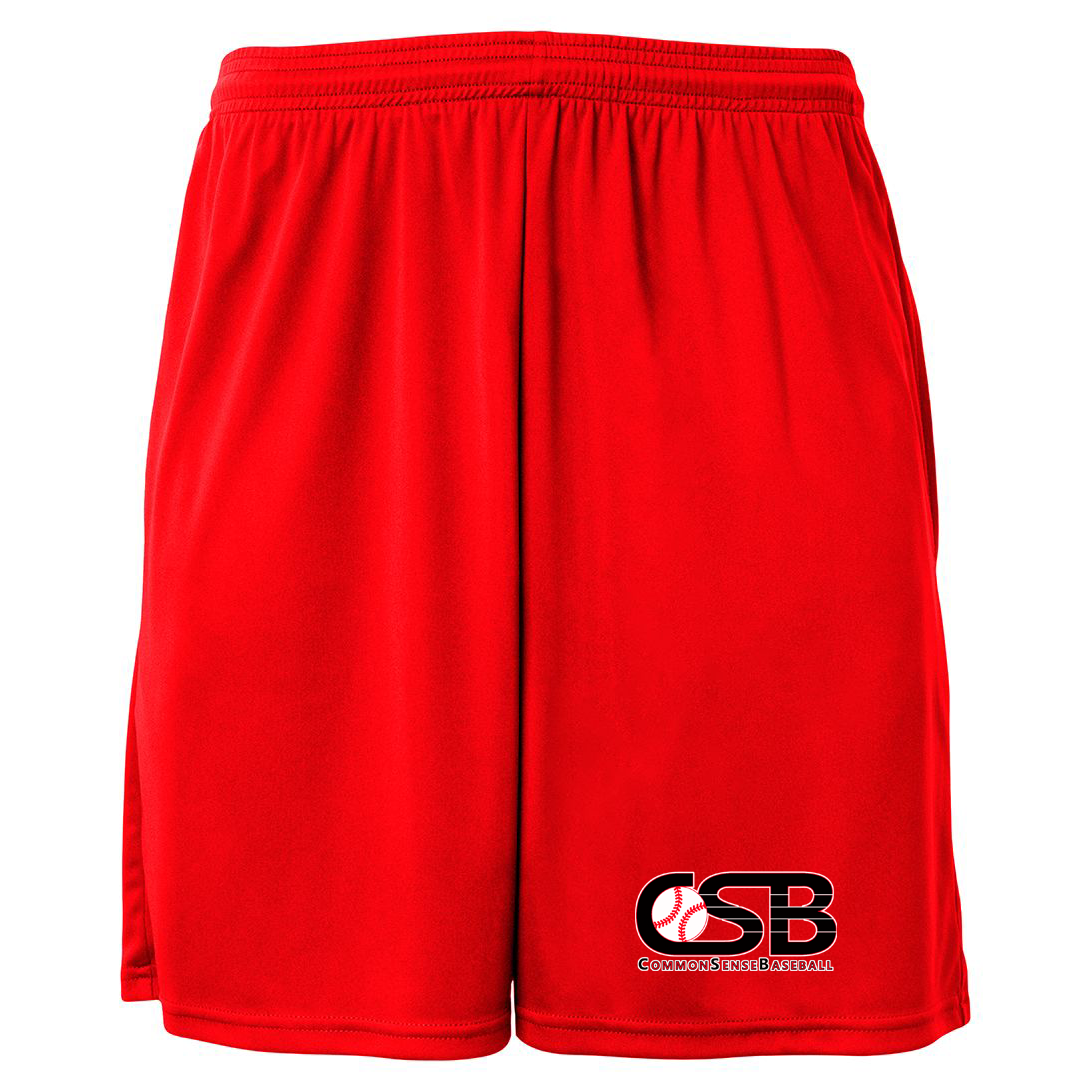 Common Sense Baseball Cooling 7" Performance Shorts with Pockets