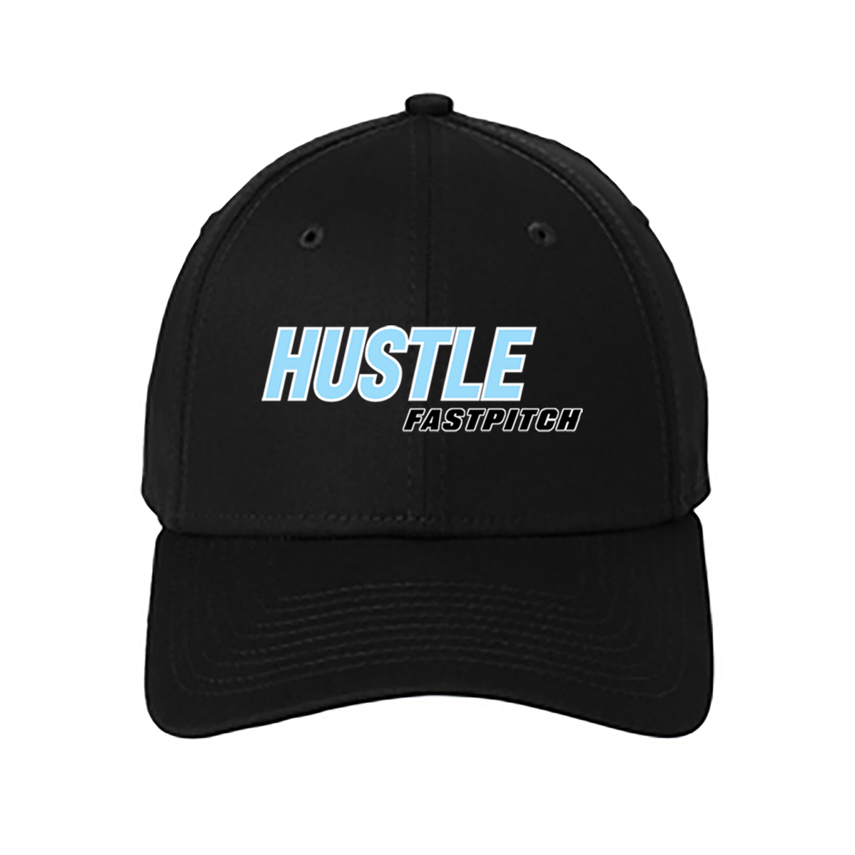 Hustle Fastpitch New Era Structured Stretch Cotton Cap