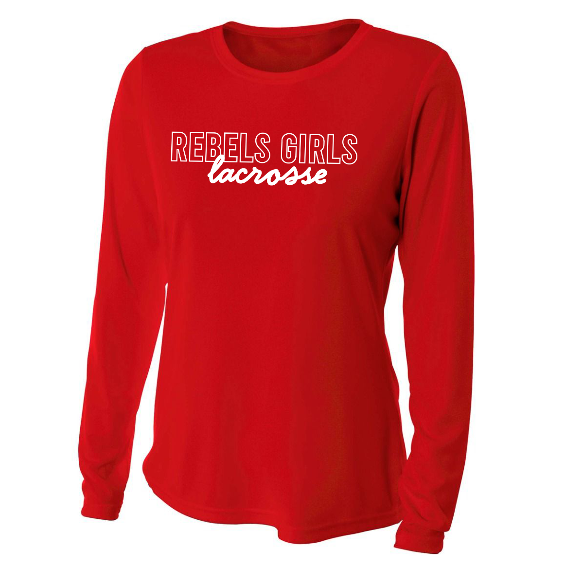 Rebels LC Girls Lacrosse A4 Women's Long Sleeve Performance Crew