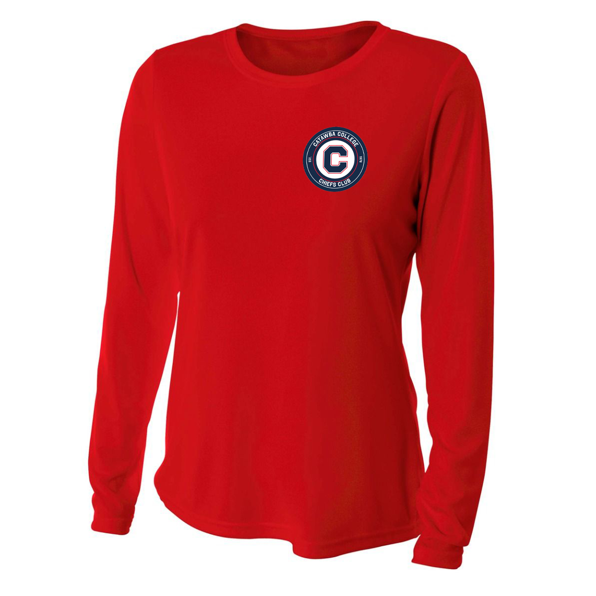 Catawba College Chiefs Club Women's Long Sleeve Performance Crew