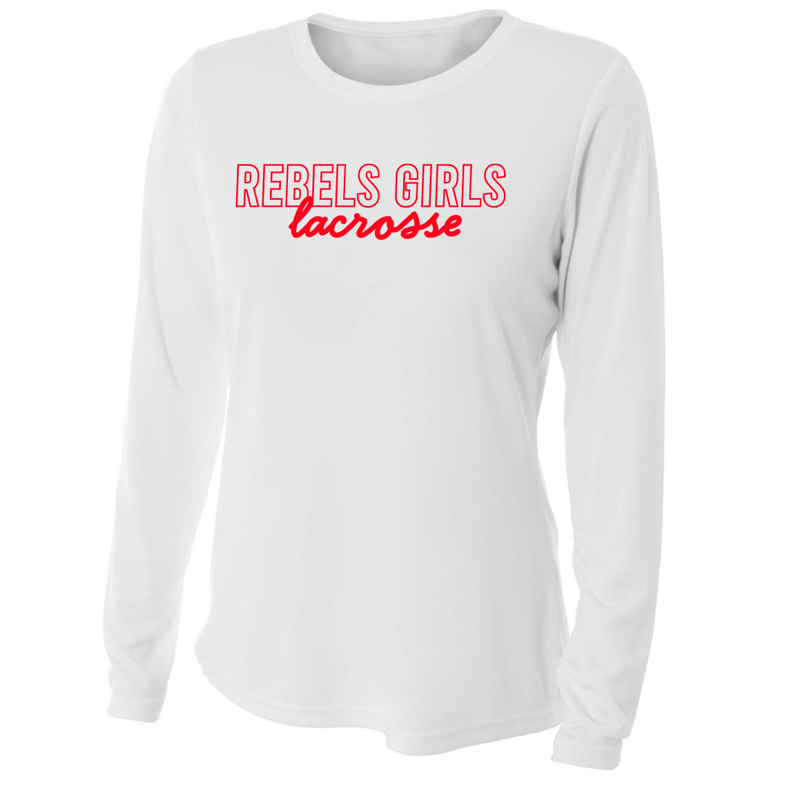 Rebels LC Girls Lacrosse A4 Women's Long Sleeve Performance Crew