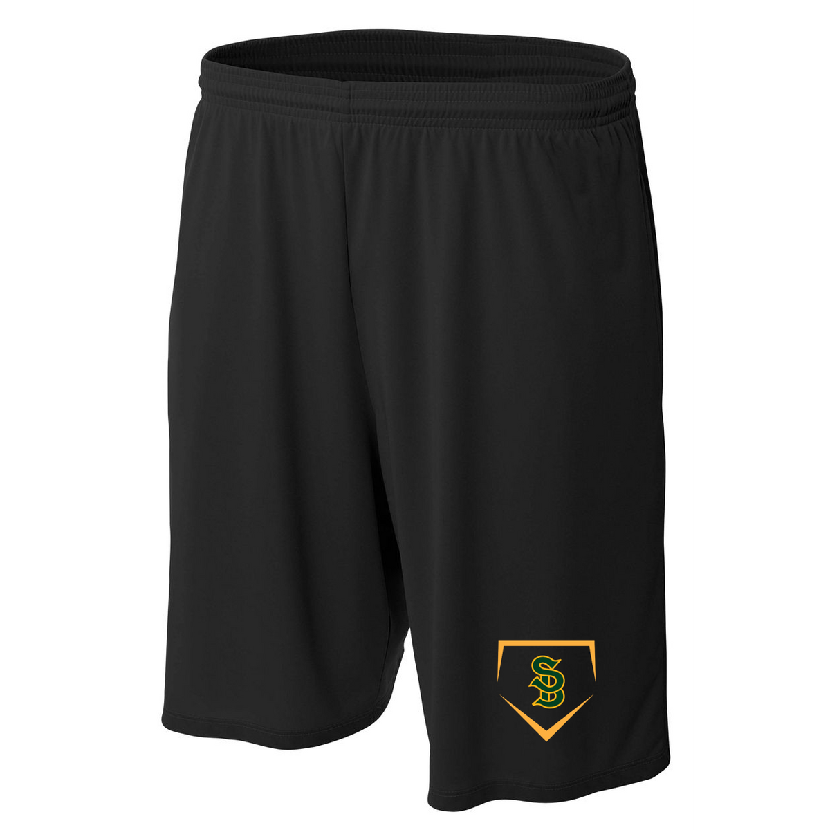 Santa Barbara HS Baseball A4 Moisture Management Short With Side Pockets