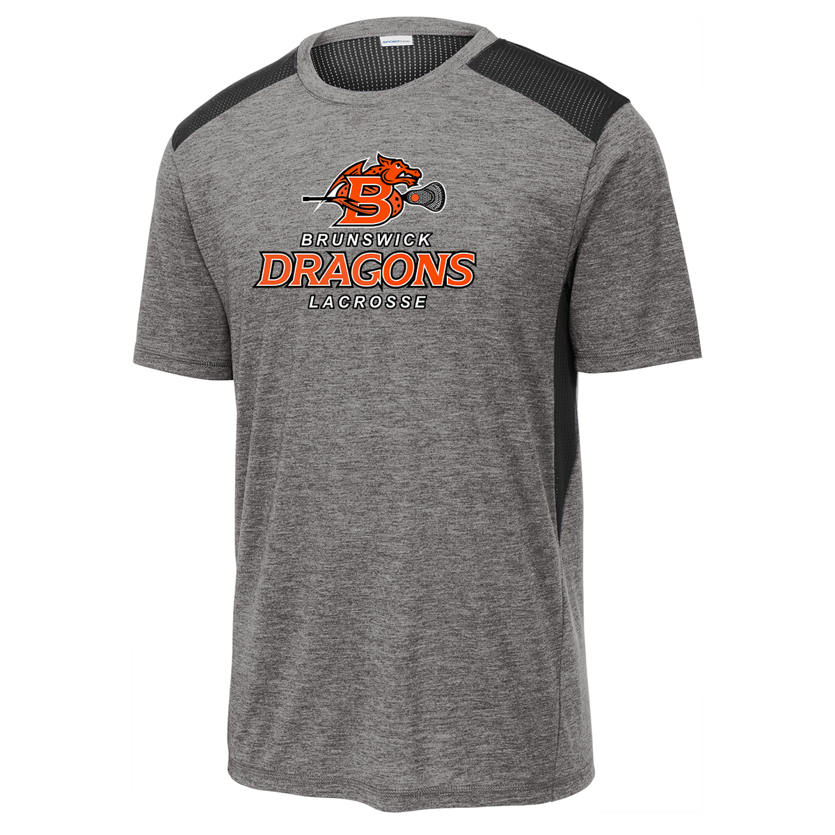 Brunswick Dragons Lacrosse Tri-Blend Draft Tee