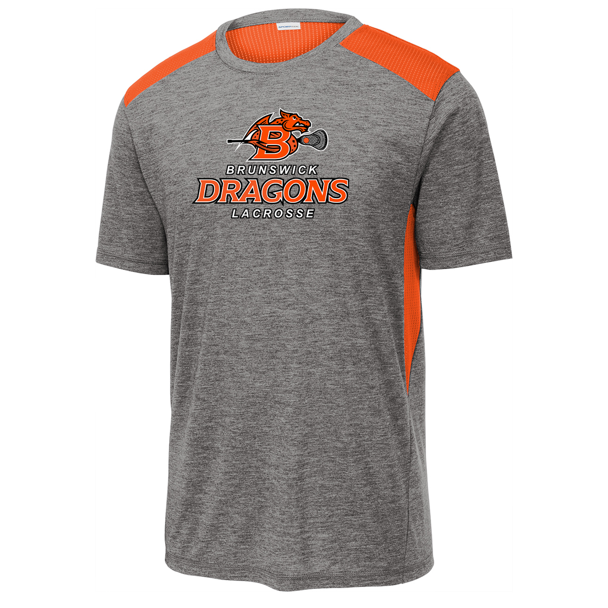 Brunswick Dragons Lacrosse Tri-Blend Draft Tee