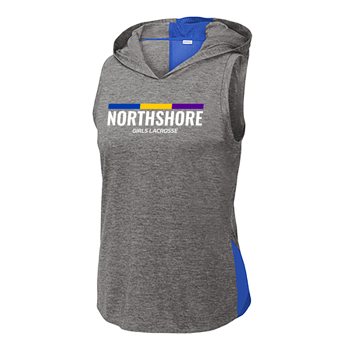 Northshore Girls Lacrosse Ladies Tri-Blend Hoodie Tank